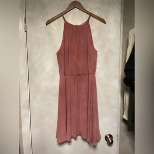 Large Mini light pink Aline dress